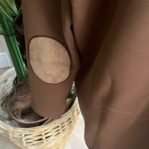 NWT Fioboc Men’s Modal Blend Elbow Patch Long Sleeve Tee:Slim Fit XL - Picture 3 of 6